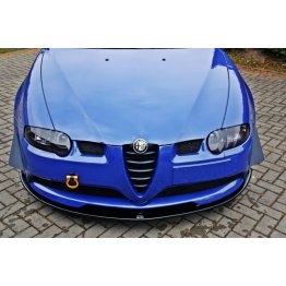 Накладка сплиттер на передний бампер на Alfa Romeo 147 GTA